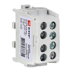 Клемма распределительная КСР с двойным винтом 2x35/2x25 cерая EKF 