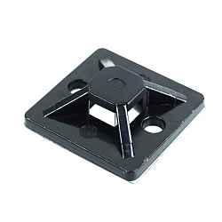 Площадка самоклеящаяся 30х30 мм, черная (100 шт/уп) REXANT 07-2031