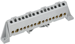 TEKFOR Шина L "фаза" в комбинированном DIN-изоляторе "Стойка" 8х12-15-Ср IEK TF-NN20-15-DP-K03