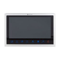 Цветной монитор видеодомофона 10,1" формата AHD, с сенсорным управлением, детектором движения, функцией фото- и видеозаписи (модель AC-339) 45-0339