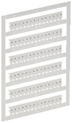 ARMAFIX Маркер для CTS/CP 2,5мм2 с символами "A; B; C; N; PE" IEK AF-CT10D-M-D25-21