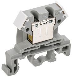 Зажим наборный ЗНИ-6мм2 (JXB50А) серый IEK 