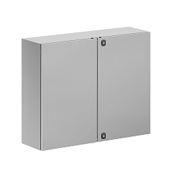 Корпус навесной STH с М/П двухдверный из нержавеющей стали AISI304 800х1000х300мм с фланцем DKC R5ST R5STH0813F-304