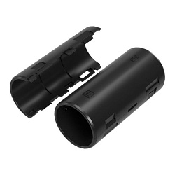 Муфта разборная d32 мм атмосферостойкая черная (36шт/360шт уп/кор) Промрукав PR13.0416