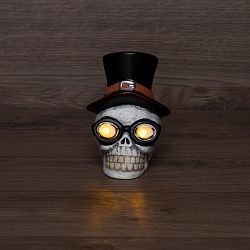 Керамическая фигурка Череп в шляпе 13,2х10,3х14,3 см 505-021