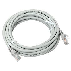 Патч-корд TERACOM PRO Cat.6 неэкран. UTP LSZH серый (5,0м) TRP-6UTP-LSH-5M-GY