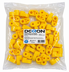 Изолятор угловой для нулевой шины ЖЕЛТЫЙ DEKRON DEK0803-0002