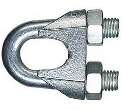 Зажим для стальных канатов М14  DIN 741 SF369