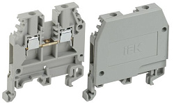 Зажим наборный ЗНИ-2,5мм2 (JXB24А) серый IEK 