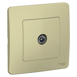 Розетка телевизионная TV СП Blanca коннектор беж. SE BLNTS000017 1272655