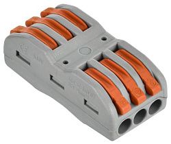 Строительно-монтажная клемма СМК 222-4133 проходная (50шт/упак) IEK UKZ20-4133-050