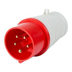 Вилка 015 переносная 3Р+РЕ+N 16А 380В IP44 REXANT 