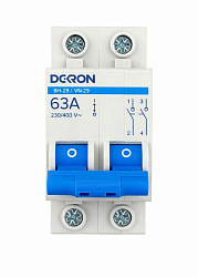 Выключатель нагрузки ВН-29 2P 63А is29-2-63-dek