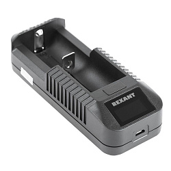 Устройство зарядное i1 для 1 Li-ion 18650 с быстрой зарядкой REXANT 18-2241