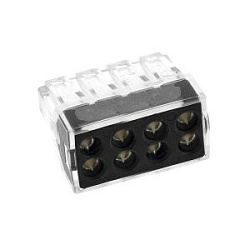 Клемма СМК 773-108 (с пастой) 8 отверстий 1,0-2,5 мм2 EKF 