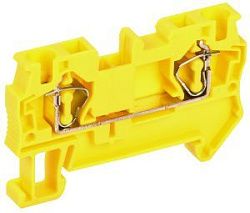 Клемма пружинная КПИ 2в-4 41А желтая IEK 