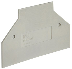 Разделитель для колодки клеммной CTS малый 6/10мм2 серый IEK YCT10-00-K03-006-PP