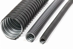 Металлорукав в ПВХ-изоляции Р3-ЦП нг LS 20  (50м/уп) черный ГОФРОМАТИК (ЗЭТАРУС) zeta44605