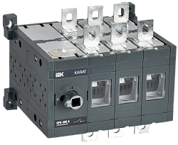 KARAT Выключатель-разъединитель ВРК реверсивный без рукоятки управления 3P 400А IEK KA-VR20-3-0400