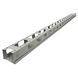 Органайзер кабельный вертикальный 47U, Standart без крышки, ширина 100мм REXANT 04-2650