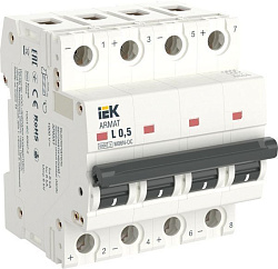 ARMAT Автоматический выключатель M06N-DC 4P Z 63А IEK AR-M06N-4-Z063DC