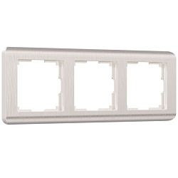 Рамка на 3 поста Stream (перламутровый) Werkel W0032113