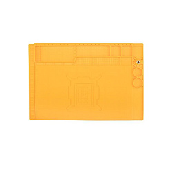 Коврик антистатический термостойкий 400х300х13 мм с отсеками под аксессуары 12-0336