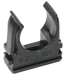 ELASTA Держатель с защелкой CF20 черный IEK CTA10D-CF20-K02-100