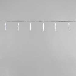 Гирлянда светодиодная Кисточки 48 LED БЕЛЫЕ 5 метров 303-035