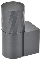 LIGHTING Светильник уличный 5220 настенный под лампу GU10 IP65 серый IEK LT-UBU0-5220-GU10-1-K03