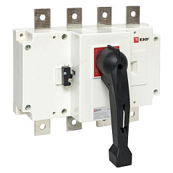 Рубильник-выключатель 630A 4P c рукояткой управления для прямой установки PowerSwitch EKF 