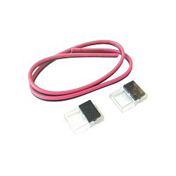 Комплект коннекторов лента-провод для одноцветной светодиодной ленты 12-24В, шириной 8-10мм, 2 иглы, 09-65