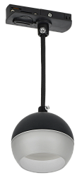 LIGHTING Светильник 4119 декоративный трековый подвесной под лампу GX53 черный IEK LT-UCB0-4119-GX53-1-K02