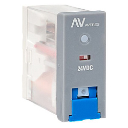 Реле промежуточное с кнопкой и мех. Индикацией RPAt 25/1 12A 24В DC EKF 