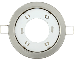 LIGHTING Светильник 4114 встраиваемый под лампу GX53 хром матовый IEK LUVB0-GX53-1-K27