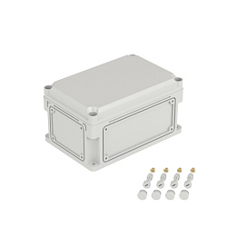 Корпус 300х200х160мм IP67 с крышкой 35мм с фланцами пластик. DKC 532310 532310