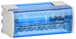 Шины на DIN-рейку в корпусе (кросс-модуль) ШНК 2х11 L+PEN IEK 