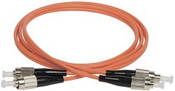 ITK Оптический коммутационный соединительный шнур (патч-корд), MM, 50/125 (OM2), FC/UPC-FC/UPC, (Duplex), 3м FPC50-FCU-FCU-C2L-3M