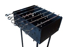 Мангал складной в комплекте с 6-ю шам. ОШ.244.000 ОШ.244.000