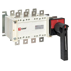 Рубильник-переключатель 250A 4P c рукояткой управления для прямой установки PowerSwitch EKF 