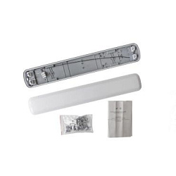 Светильник промышленный  ДСП 12-2х10-001 матовый для LED-ламп Т8 G13 _2x600 IP65 ДСП-12-2х10-001М