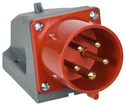 Вилка стационарная ССИ-525 3Р+РЕ+N 32А 380-415В IP44 IEK 