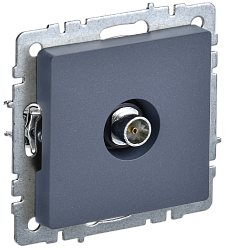 BRITE Розетка TV оконечная РТВ11-0-БрМ маренго IEK BR-A10-O-K35