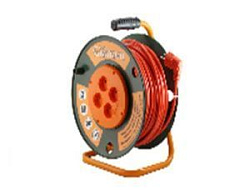 Удлинитель силовой на катушке  GLANZEN 4 гн. ПВС 2х2,5 арт. EB-50-008 EB-50-008