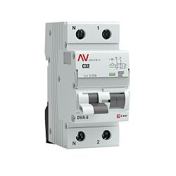 DVA-6 1P+N 32А (C) 30мА (A) 6кА EKF AVERES rcbo6-1pn-32C-30-a-av