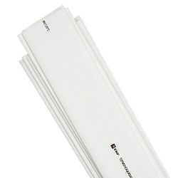 ТУТ нг 14/7 белая в отрезках по 1м EKF tut-14-w-1m