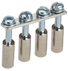 Перемычка в сборе для колодки клеммной CTS 6мм2 4PIN IEK 