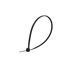 Хомут-стяжка нейлоновая КСС 4х300 мм, черная (уп. 100 шт.) (100 уп/кор) DEKRON U4300B