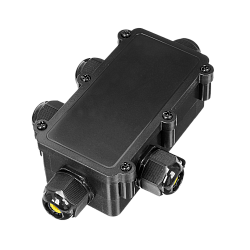 Герметичный соединитель WOLTA WTB-WBQ/01B IP68 черный 162х108х38мм 1/1/100 WTB-WBQ/01B