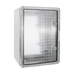 Корпус пластиковый ЩМПп 800х600х260мм прозрачная дверь IP65 DEKRON DEK-P-806026-65